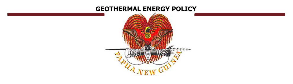 Geothermal Energy Policy